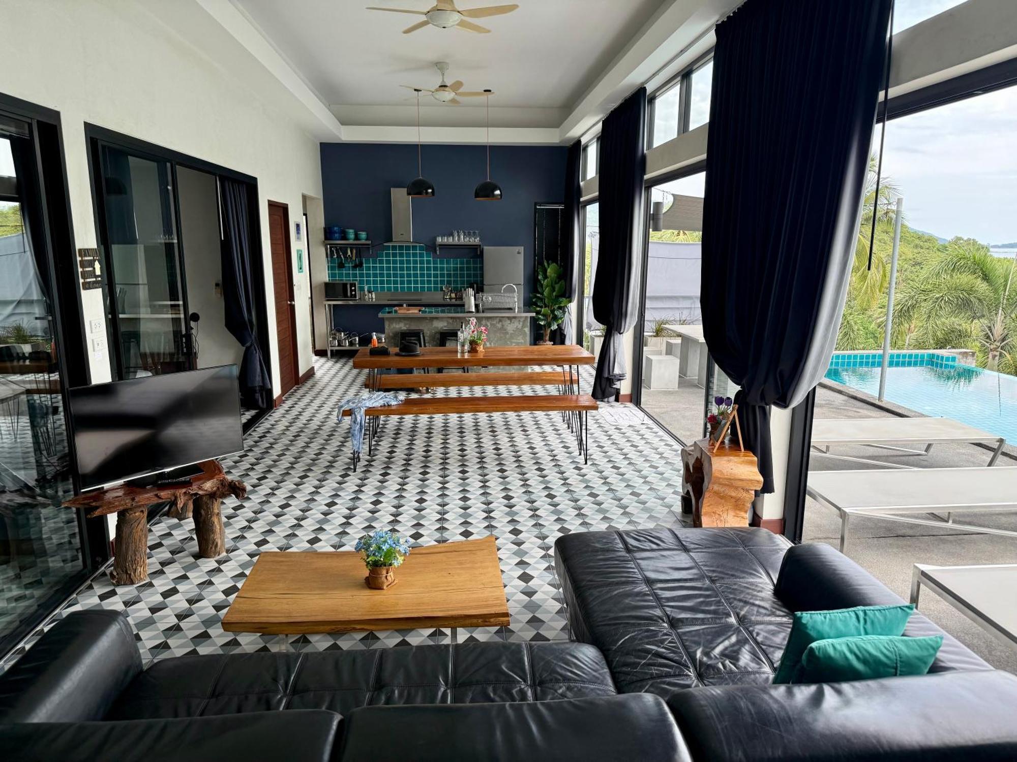Ko Samui Seaview Pool Villa Seren With Car Лаем-Сет-Бич Экстерьер фото