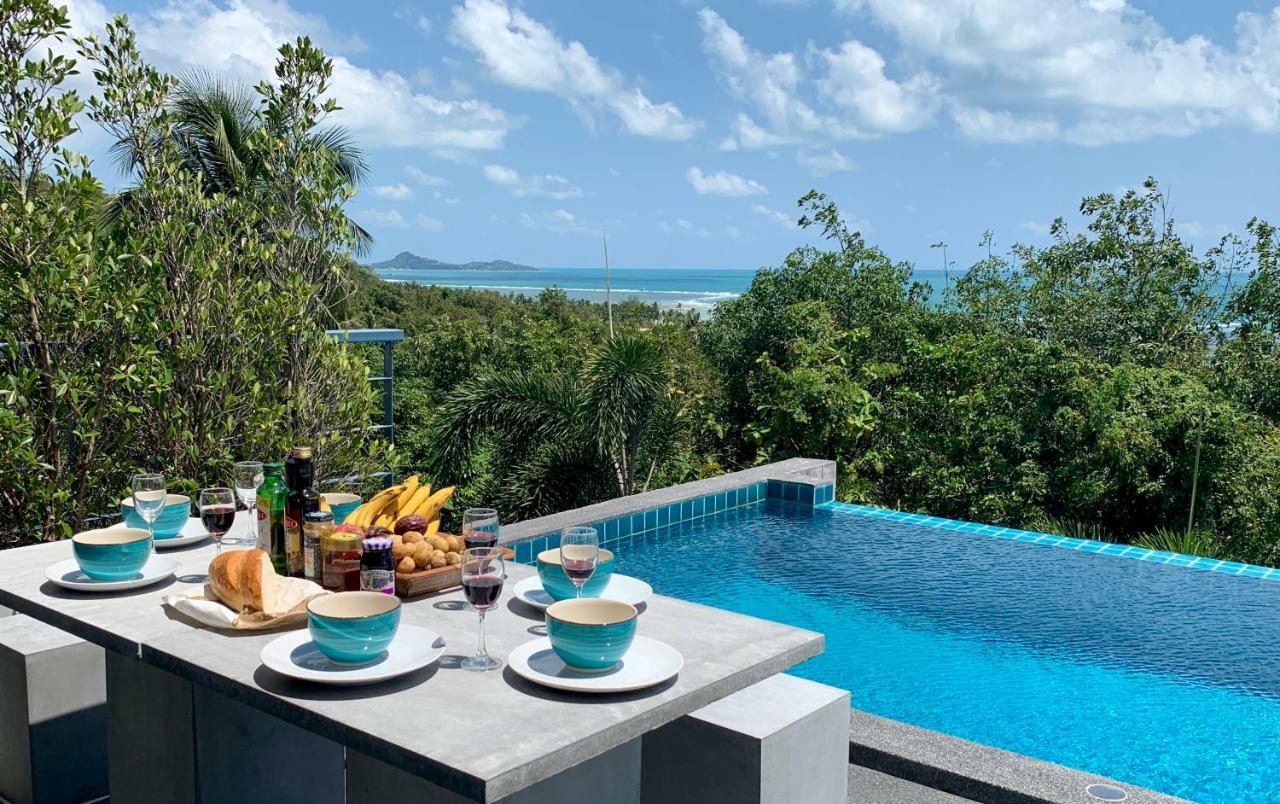 Ko Samui Seaview Pool Villa Seren With Car Лаем-Сет-Бич Экстерьер фото